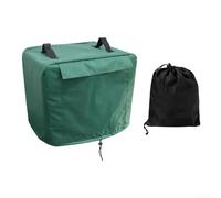 Yuanpgky Housse de four à pizza d'extérieur durable avec poche de rangement pour protection contre les UV et les intempéries, matériau 420D argenté très résistant, convient aux fours carrés