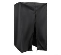 Yuanpgky Housse de protection étanche pour station de traction avec cordon de serrage réglable et fermeture éclair - Noir (163 x 173 x 209 cm)
