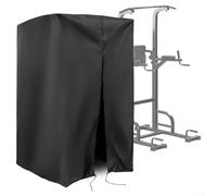 Yuanpgky Housse de protection étanche pour station de traction avec cordon de serrage réglable et fermeture éclair - Noir (107 x 102 x 160 cm)