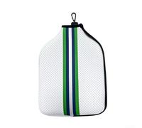 Yuanpgky Housse de protection légère en néoprène pour raquette de pickleball - 24,9 x 30,5 cm - Pour raquettes Franklin Selkirk - Résistante à l'eau et à la poussière - Blanc