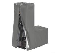 Yuanpgky Housse de protection pour machine elliptique en tissu Oxford 420D anti-poussière et imperméable pour équipement de fitness compatible avec divers entraîneurs elliptiques (gris, 181 x 74 x 165