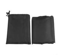 Yuanpgky Housse de télescope d'extérieur pour instruments de 160 x 120 cm, tissu Oxford 420D, protection contre la pluie et la poussière, imperméable, résistant aux UV, noir/gris - Pièce (noir)