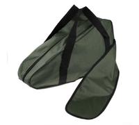 Yuanpgky Housse de transport portable pour tronçonneuse 30,5 cm, 35,6 cm, 40,6 cm - Sac fourre-tout de protection avec poignées, matériau polyester 600D imperméable, vert