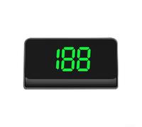 Yuanpgky HUD GPS Head Up Display pour voitures | Compteur de vitesse numérique de voiture avec affichage vert | Compatible avec les véhicules KM/H | ABS noir + PC HUD pour tous