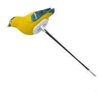 Yuanpgky Humidimètre de sol en forme d'oiseau avec alarme - Testeur d'eau pour jardin, bonsaï, pot de fleurs - Capteur de mesure continue avec rappel de chant, résine (jaune)