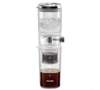 Yuanpgky Ice Drip Machine à café à froid avec système de tour de filtre haute densité pour un processus d'infusion fluide, design transparent avec système d'égouttement stable (transparent)