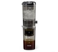 Yuanpgky Ice Drip Machine à café à froid avec système de tour de filtre haute densité pour un processus d'infusion fluide, design transparent avec système d'égouttement stable (noir)