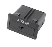 Yuanpgky Interface de prise audio auxiliaire pour 3 2010-2013, compatible avec TD7466DFX-5717 Numéro OEM, adaptateur stéréo ABS noir pour console centrale de voiture
