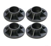 Yuanpgky Intex 10576 Lot de 4 embouts de pied de piscine à cadre métallique compatibles avec les piscines rectangulaires de 5,5 à 7,3 m 28279 28270 28271 28253EH Gris