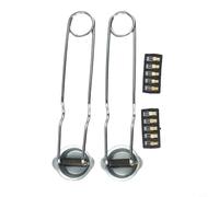 Yuanpgky Kit d'allumage de soudage, lot de 2 briquets avec 10 pierres à feu d'allumage de soudage, pour propane, brasage, camping, tuyaux en cuivre brasé