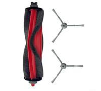 Yuanpgky Kit de brosses latérales pour robot aspirateur Deerma S30/DEM-S30, pièces de nettoyage en nylon + plastique, 1 rouleau + 2 brosses latérales