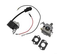Yuanpgky Kit de carburateur de bobine d'allumage pour tronçonneuse MS170 et MS180 | Compatible avec les modèles 017 018 170 180 | Pièces de rechange avec joint d'étanchéité pour extérieur fiable