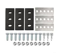 Yuanpgky Kit de conversion de turbine de souffleuse à neige 3/8" 3 pièces pour une meilleure distance de lancement et une performance durable, construction métallique, compatible avec Select Snow