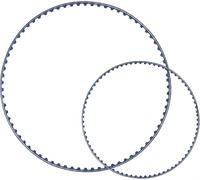 Yuanpgky Kit de courroie de rechange pour nettoyeur de piscine Polaris 360 et 380, 9-100-1017 petites et grandes courroies en polyuréthane, design renforcé pour plus de durabilité, compatible avec