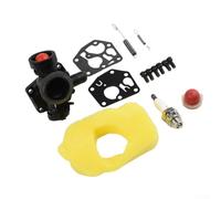 Yuanpgky Kit de filtres à air pour carburateur Sprint 497619, 498809, 498809A, 494406, compatible avec les pièces de tondeuse à gazon Vergaser et carburant