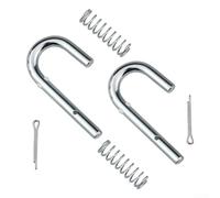 Yuanpgky Kit de goupille de déverrouillage et ressort pour tondeuse à gazon 747-1116 932-0306A 714-0470 917-04074, pièces de mécanisme de levage de pont de tondeuse à gazon compatibles avec Cadet pour