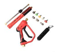 Yuanpgky Kit de lance de pulvérisation haute pression 4000 PSI avec lance extensible de 91,4 cm, 55,9 cm, 22,9 cm, pour lavage de voiture et nettoyage en extérieur