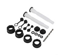 Yuanpgky Kit de remplacement de buse de bidon de gaz pour tondeuse à gazon et équipement électrique d'extérieur - Bec flexible anti-déversement avec design antidérapant - Avec capuchon et fond inclus