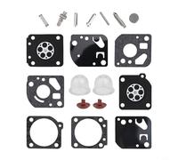 Yuanpgky Kit de réparation de carburateur avec diaphragme et joint d'étanchéité pour débroussailleuse Zama C1U-H12 H18 H29 compatible avec les débroussailleuses Homelite 25cc 26cc 30cc RY26500 RY30120