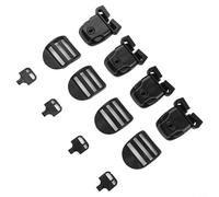 Yuanpgky Kit de réparation de loquet de couverture de spa pour jacuzzi - Lot de 4 verrous de rechange avec clés et matériel pour loquets de housse de spa cassés, compatibles avec les sangles de 2,5 cm