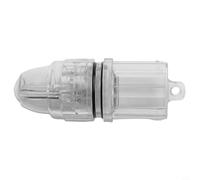 Yuanpgky Lampe de pêche sous-marine LED avec clignotant à 360 degrés pour la pêche en haute mer et la nuit, compatible avec la pêche côtière et en mer, alimentée par pile AA (blanc)