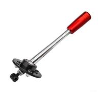 Yuanpgky Levier de vitesse court réglable avec pommeau de levier de vitesse en aluminium compatible avec les modèles E30 E36 E39 E46 Série 3 Série 5 Z3 (rouge)