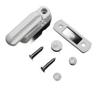 Yuanpgky Loquet de fenêtre à battant en alliage d'aluminium avec mécanisme de sécurité pour cadres en PVC ou en bois, résistant à la rouille, pour fenêtre d'ouverture coulissante (A)