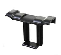 Yuanpgky Lot de 10 clips de guidage d'eau photovoltaïque pour le nettoyage des panneaux solaires, matériau ABS robuste avec drainage efficace de l'eau et des boues, noir (40 mm)