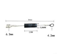 Yuanpgky Lot de 10 diodes semi-conductrices CL04-12 pour four à micro-ondes, haute tension unidirectionnelle, courant direct 350 mA, tension inverse 12 kV, compatible avec (10 pièces)
