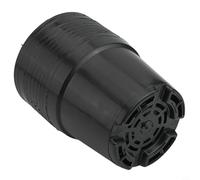 Yuanpgky Lot de 10 pots de fleurs en plastique noir avec 8 tailles, solides moulés par injection avec drainage à 2 niveaux pour jardin et extérieur (B130#)