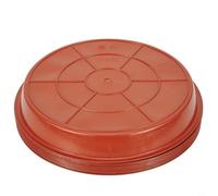 Yuanpgky Lot de 10 soucoupes en plastique robuste pour pots de fleurs, 13,9 cm/17,8 cm/26 cm de diamètre, couleur rouge (PB260 26 cm)