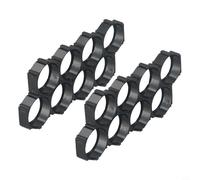 Yuanpgky Lot de 10 supports de batterie 21700 en plastique pour batteries au lithium avec support fixe et tête plate pour problèmes de désalignement (10 pièces, 1 x 4)