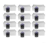 Yuanpgky Lot de 12 sacs à poussière compatibles avec aspirateurs robots NARWAL-FREO Z Ultra/Z10/Z10 Ultra/X10 Pro, sacs de rechange en tissu, pièces de rechange pour aspirateur