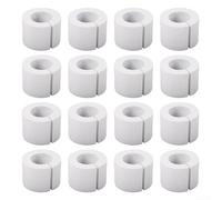 Yuanpgky Lot de 16 entretoises de rideaux en mousse EVA 50/85 mm pour écart uniforme de tringle, s'adapte à une tringle jusqu'à 4 cm de diamètre pour un flux de rideau propre et uniforme (longueur 50