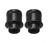 Yuanpgky Lot de 2 adaptateurs de conversion pour moyeu de vélo pour axe traversant de 12 mm/15 mm à 9 mm à dégagement rapide avec alliage d'aluminium compatible avec les composants de cyclisme (12 mm