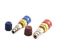 Yuanpgky Lot de 2 adaptateurs d'extension de coupleur rapide R134A pour climatisation de voiture - Outil de réparation automobile