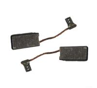 Yuanpgky Lot de 2 balais de charbon de rechange pour outils électriques - 6,2 mm × 12,5 mm × 26 mm - Brosse moteur avec fil et ressort - Compatible avec perceuses, ponceuses, meuleuses et