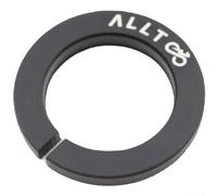 Yuanpgky Lot de 2 cache-moyeu en alliage d'aluminium pour essieu traversant de 15 mm, compatible avec les moyeux d'essieu traversant de 15 mm, 30,7 x 3,4 x 20 mm, noir