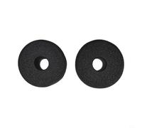 Yuanpgky Lot de 2 coussinets en mousse pour extension de jambe et banc de musculation, rouleaux de rechange avec mousse haute densité, compatibles avec tube de 22 à 25 mm de diamètre, noir (2 pièces