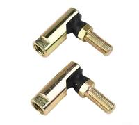 Yuanpgky Lot de 2 embouts de biellette de direction de rechange pour tondeuses à gazon compatibles avec 723-0448 923-0448A 1120917 pièces 7/16"-20 pour RH femelle 3/8"-24 pour filetage mâle RH