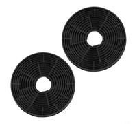 Yuanpgky Lot de 2 filtres à charbon actif 139 x 26 mm pour hotte de cuisine, contrôle efficace et pièces de rechange faciles à installer