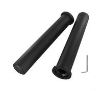 Yuanpgky Lot de 2 manchons d'adaptation pour disques de poids de 2,5 cm à 5,1 cm, fixation hexagonale en plastique, compatible avec équipement de gym standard, 50 x 300 mm