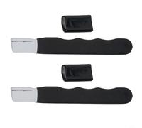 Yuanpgky Lot de 2 pierres à aiguiser pour ciseaux et ciseaux de jardin avec couvercle pour outils d'élagage, haches et autres lames d'affûtage - Aiguiseur en métal avec pour un effet d'affûtage facile