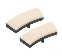 Yuanpgky Lot de 2 plaquettes de frein d'intérieur pour vélo avec résistance latérale à ressort - Lot de 2 pièces de rechange en feutre et plastique pour équipement de fitness, compatibles avec divers