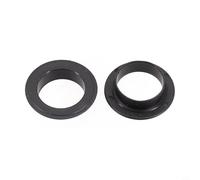 Yuanpgky Lot de 2 protections pour pédalier de vélo - Diamètre intérieur de 24 mm - Roulements en plastique étanches et anti-poussière pour arbre moyen