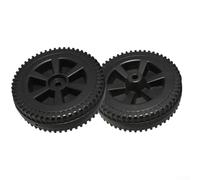 Yuanpgky Lot de 2 roues de rechange de 17,8 cm pour barbecues à gaz Charbroil - Roues en plastique résistantes à la chaleur et à l'usure - Facile à installer (C)