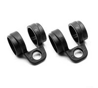 Yuanpgky Lot de 2 sangles de débroussailleuse avec boucle à levier pour tondeuse à gazon et débroussailleuse, harnais de rechange en plastique de 26 mm ou 28 mm, noir (26 mm)
