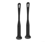 Yuanpgky Lot de 2 tiges de traction pour dossier de siège arrière, compatibles avec Golf pour Jetta et Polo 1H0885683, pièces de rechange intérieures en caoutchouc noir pour côté gauche et droit