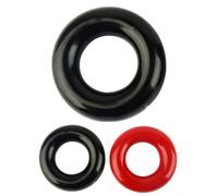 Yuanpgky Lot de 3 anneaux de poids de 141,7 g chacun, en fer revêtu de caoutchouc pour un entraînement de swing durable, compatible avec divers fers, idéal pour la maison, le bureau ou l'entraînement