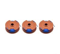 Yuanpgky Lot de 3 bobines de rechange et fil double pour gazon TTB820GGT 600 W pour débroussailleuse, ficelle de 2,5 mm de diamètre, pour une installation facile, mélange de polymère durable